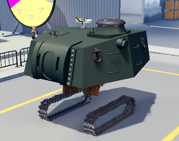 Type 4 Heavy - Turret in Cursed Tank Simulator